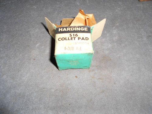 Hardinge S16 Collet Pads1-3/8&#034; Round Smooth