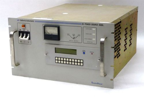 California Instruments Invertron 4500L Program AC Power Source 3PH 240VAC 5000VA