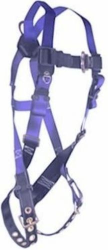 FallTech 7016 Contractor Full Body Harness with 1 D-Ring and Tongue Buckle Leg S