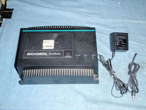 Bogen Music on Hold system (music or Ad on hold unit) with power supply &amp; tape