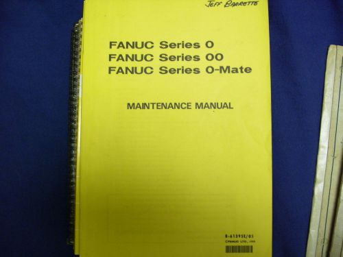 FUNUC Series OO 00 0o o-mte Control Maintenance Manual