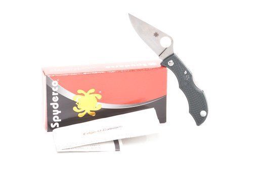 Spyderco ladybug3 british racing frn zdp189 plain edge knife, green sclgrep3 for sale