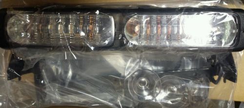 New whelen dual talon dash light passive led split amber / r for sale