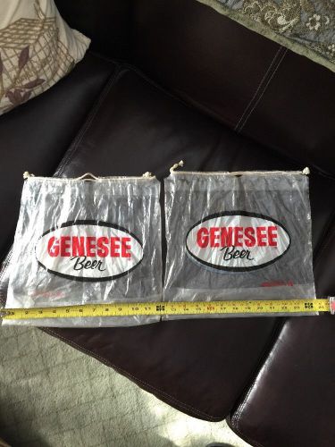 Genesee Beer Plastic Bags String Draw Tie