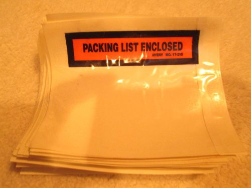 77 ea. Self Adhesive Stick Packing List Envelopes Avery 17-215 4 1/2&#034; x 5 1/2&#034;