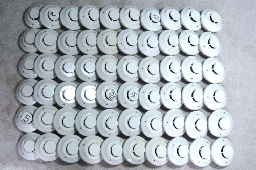 Lot of 60 gamewell asd-pl2f velociti series photoelectronic smoke sensor head for sale