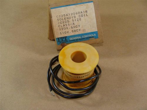 New itt general controls c225a12060a18 replacement solenoid coil 120v class a for sale