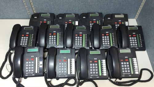 *LOT OF 13* Nortel Norstar T7208 Telephone (NT8B26) Charcoal