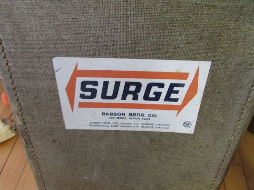 Vintage Surge Test Milking Pump