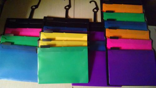 Pendaflex Hanging File Folders Multicolor Office Supplies Storage Set of 4