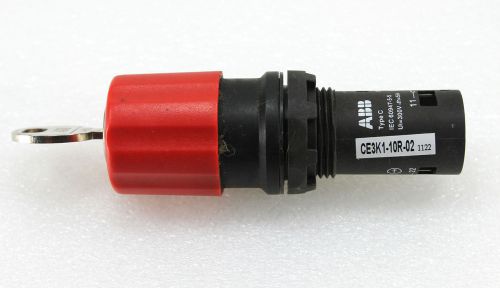 Newabb ce3ki-10r-02 emergency stop pushbutton switch 300v 5a type c 30mm for sale
