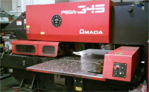 33 ton used amada 345 queen hydraulic cnc turret punch for sale