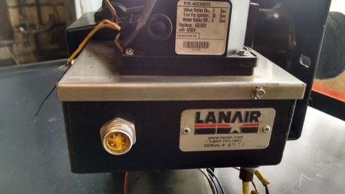 Lanair waste oil heater, burner