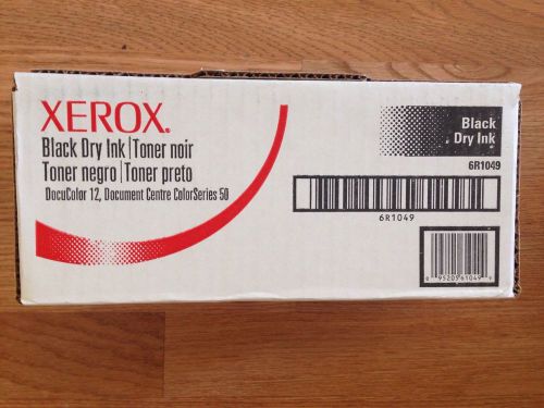 Xerox DocuColor 12 Black Dry Ink/ Toner 6R1049 2 Unopened Cartridges