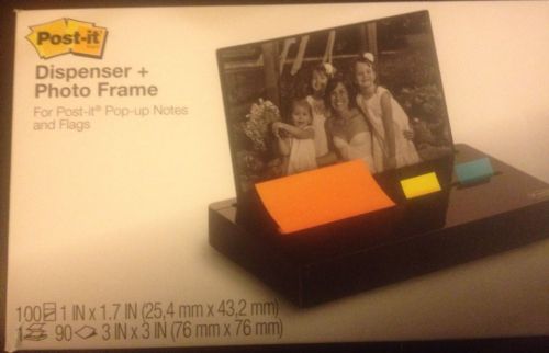 Post-it,Pop-up Note Dispenser+ Frame. For Post-it Notes &amp; Flags. 4x6 Frame! NIB