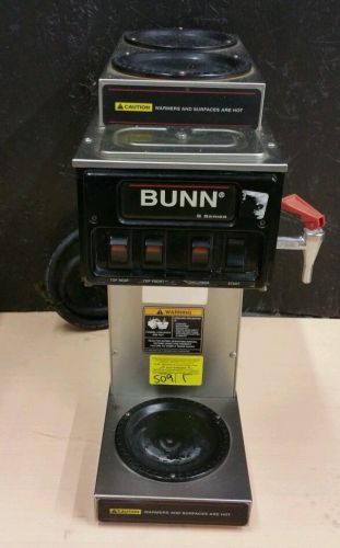 BUNN S SERIES COFFEE MAKER MACHINE 3 BURNER WITH HOT WATER FAUCET