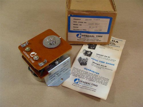 New general time da21-004 adjustable time delay relay 120 vac 9.5 min spdt 20 a for sale