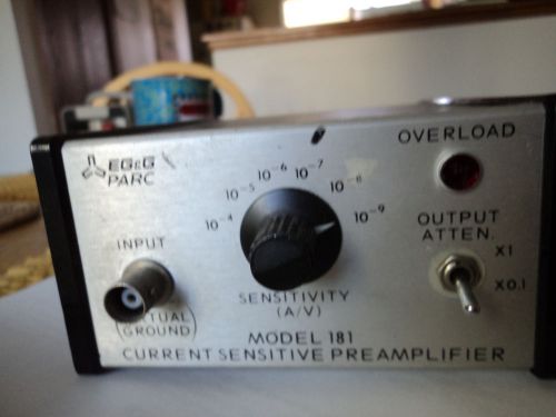 Model 181 current preamplifier for sale