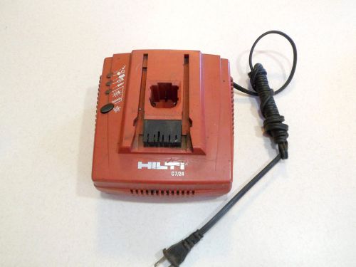 HILTI C7/24 BATTERY CHARGER ~ USED/WORKS ~ NEEDS NEW CORD
