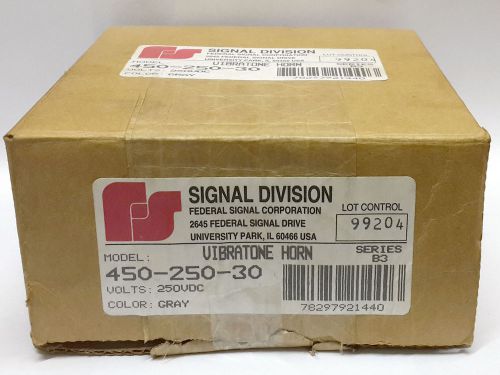 Federal signal vibratone horn model 450-250-30 series b3 *new* for sale