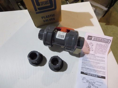 Spears 3/4&#034; pvc ball valve 2339-007, lot of 4 - new for sale