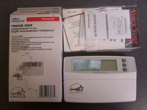 HONEYWELL T8600D2069 Low Voltage Thermostat 1 Stage For Gas, Oil, &amp; Electric NEW