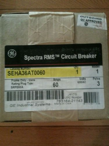 Ge equip seha36at0060 circuit breaker (open box) for sale