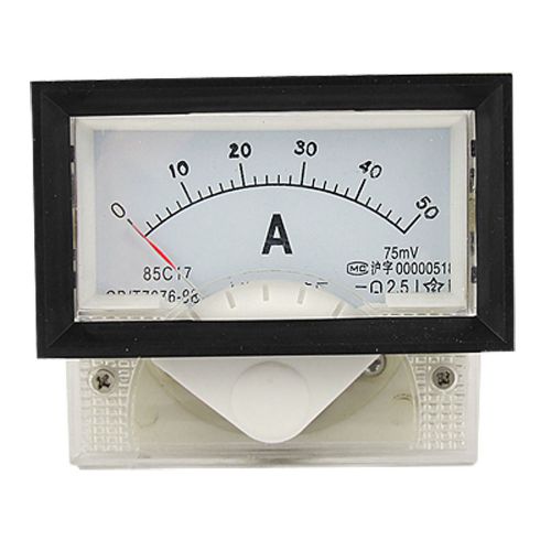 Instrument 85C17 DC 0-50A AMP Analog Panel Meter Ammeter CT
