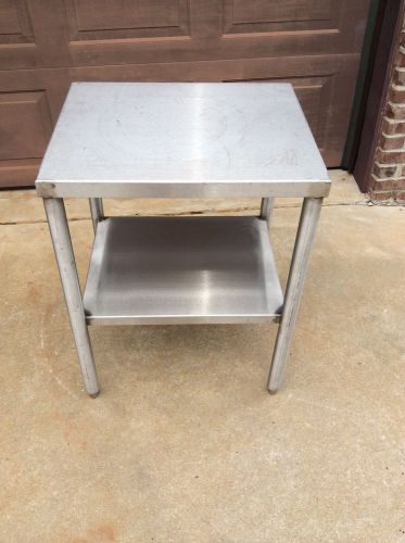 Stainless Steel Table Two Shelves