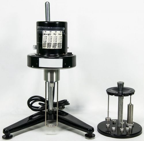 Brookfield LVF Synchro-Lectric Viscometer with Stand and Spindles