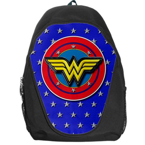 Wonder Woman Justice League 2 Teen Kids Canvas School Backpack Bag Rucksack