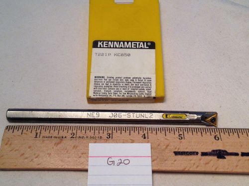 1 new 3/8&#034; heavy metal boring bar. w/ 10 kennametal t221p carbide inserts.  g20 for sale
