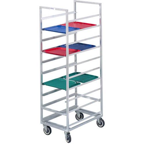 Channel cafeteria tray rack for 14x18 trays for 30 trays. rack is aluminum for sale