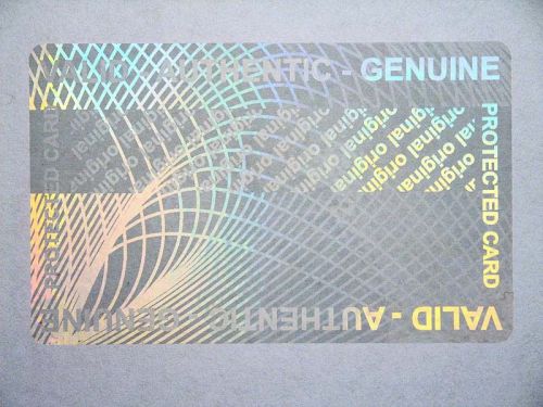 ID Card Holographic Overlay Hologram Label 4 lot