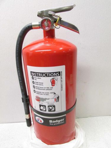 Badger 20lb. bc fire extinguisher with wall hook 23482 for sale