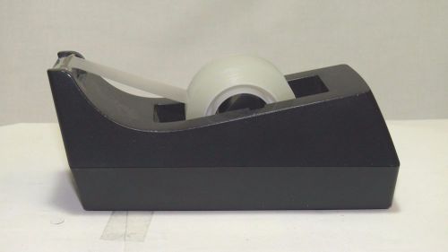 Scotch c-38 tape dispenser 3m desk top office equipment black 6x2.5&#034; 1&#034; core for sale