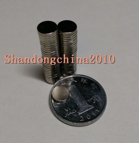 50pcs Neodymium Disc Mini 6X1mm Rare Earth N35 Strong Magnets Craft Models