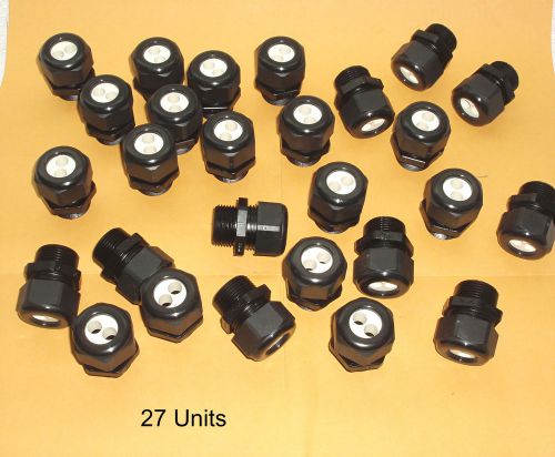27 new 3/4&#034; npt gland for two 8mm holes *look* for sale