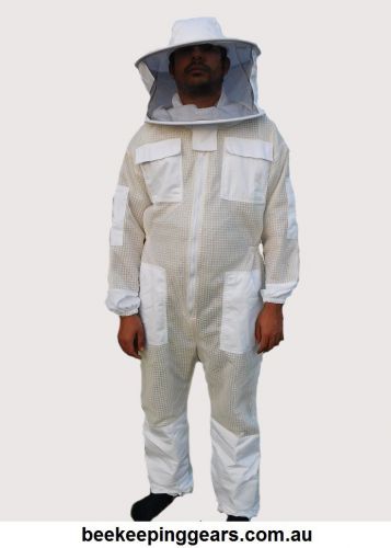 BEEKEEPING BEE SUIT VENTILATED THREE LAYER MESH ULTRA COOL BREEZE