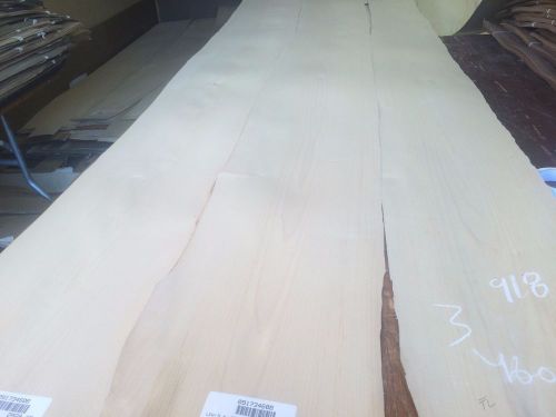 Wood Maple   Veneer  113x9,12,13,  total 3pcs RAW VENEER  1/46 N918.