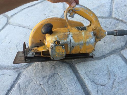 INGERSOLL RAND S8 PNEUMATIC CIRCULAR SAW 8-1/2&#034; BLADE 3850 RPM @ 90 PSIG USED