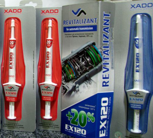 EX120 XADO 2 for gasoline,LPG engines+1for AutomaticTransmission Reinforced+20%