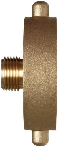 Ha2576 brass fire equipment, hydrant adapter with pin lug, 2-1/2&#034; nst (nh) femal for sale