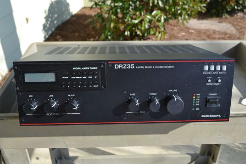 Bogen DRZ35 4-Zone Music and Paging System - Tuner does not work