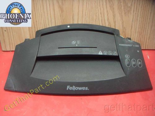 Fellowes C-320C Complete Control Panel Top Cover Assembly C-320C-TC