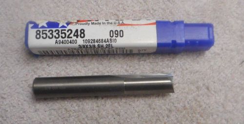 ATRAX     CARBIDE END MILL   3/8&#034; DIAMETER   2 FLUTE