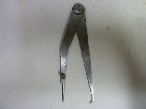 Vintage Machinist Tool - 6-1/2&#034; LS Starrett LSS #243 hermaphrodite caliper