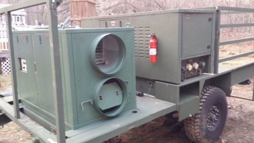 Drash diesel generator, genset, military work trailer hp2c185 for sale