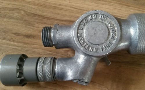 Forestry fire nozel western fire equipment co. 1&#034; npsh female hose connection for sale