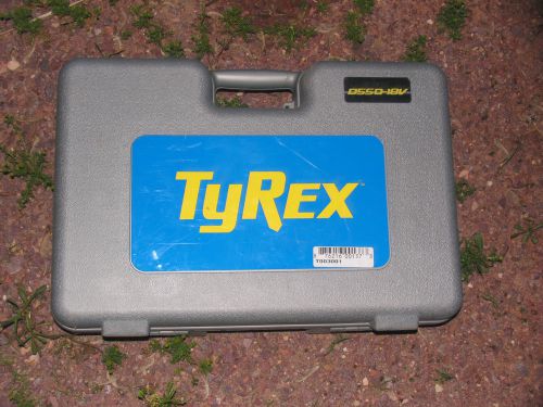 TyRex D550-18V Screw-Driver - Includes Rapid Charger, Carrying Case 2 Batteries